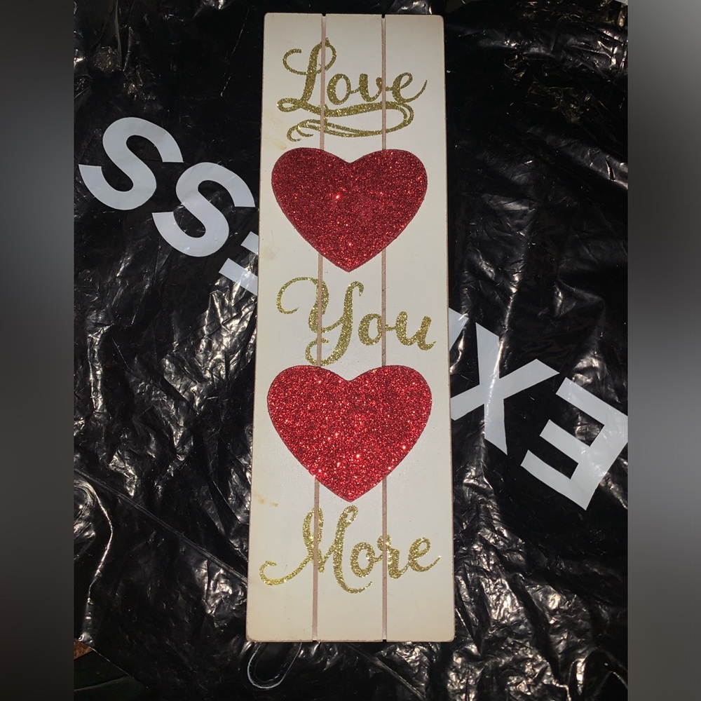 Love you more decorations